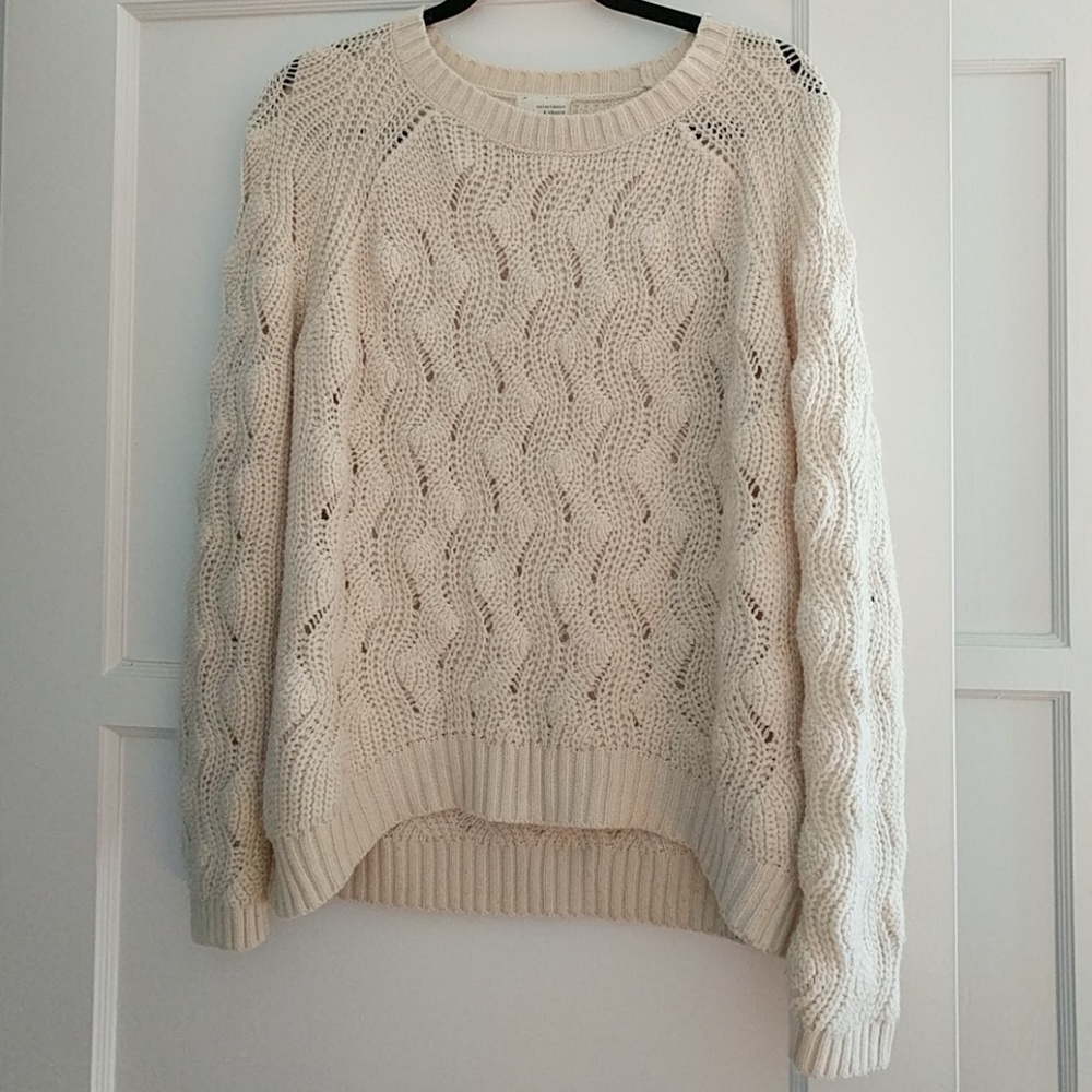 Urban Outfitter's soft knit sweater large cream